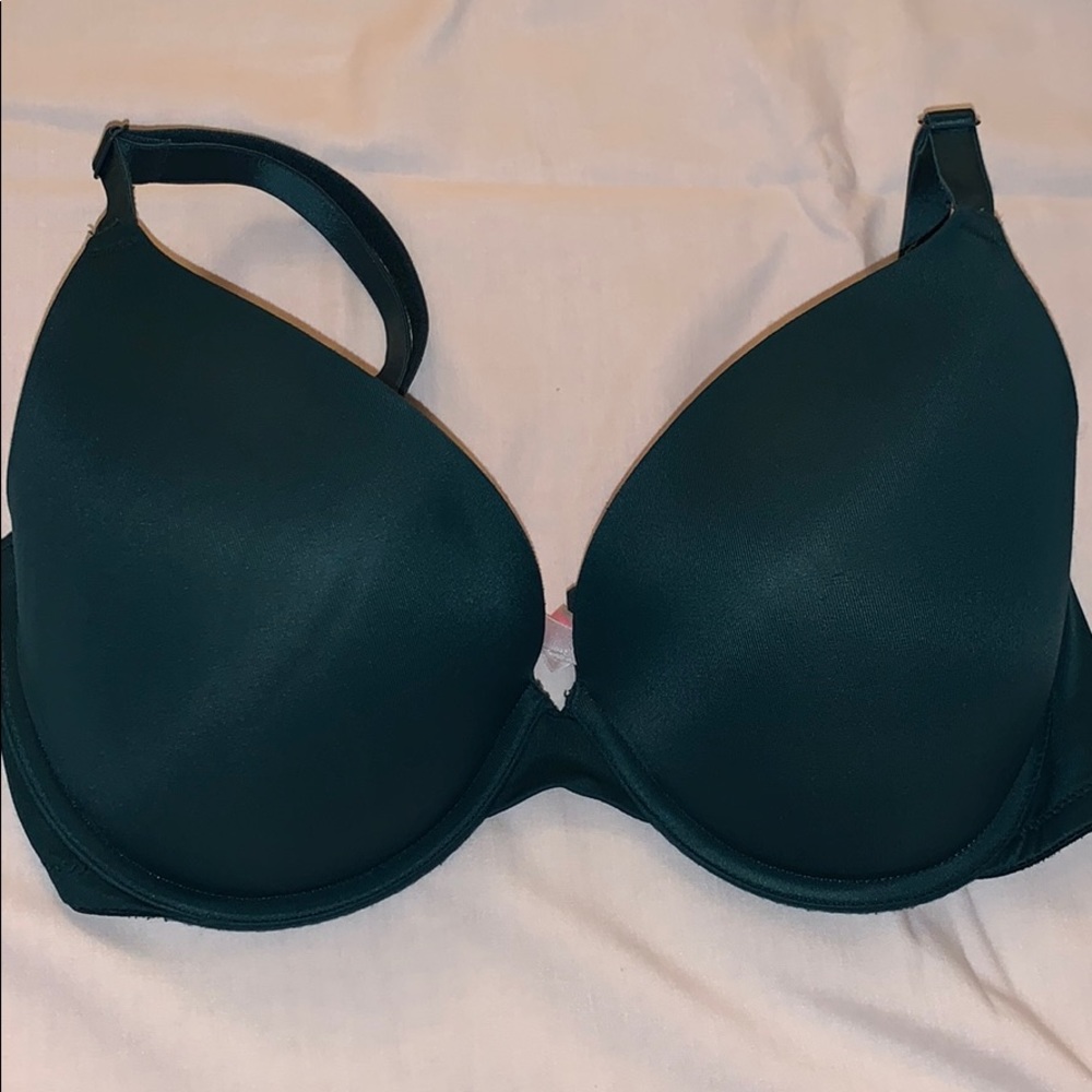 PINK green push up bra Size 34DD